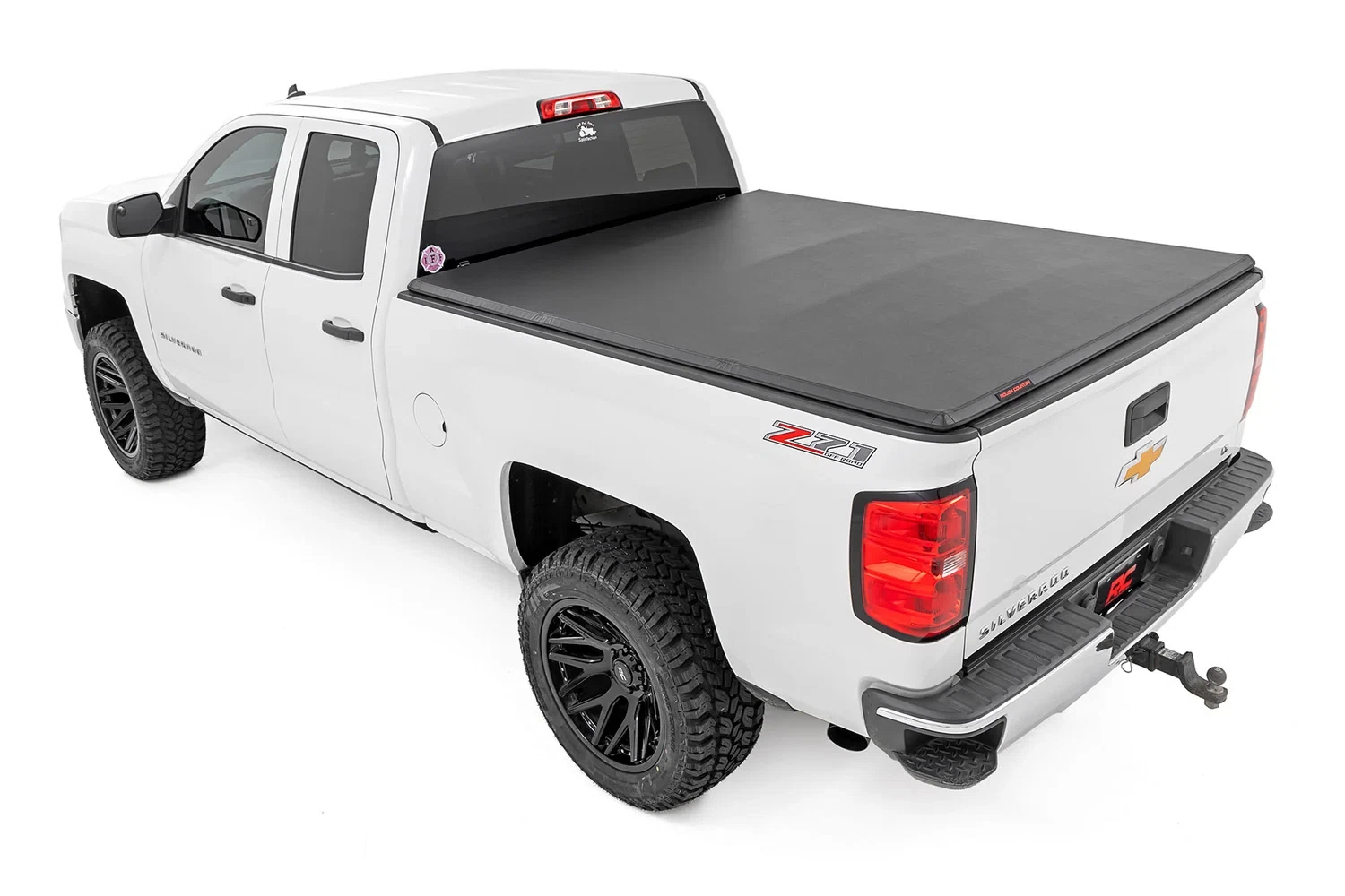 Soft Tri-Fold Bed Cover - 6'7_ Bed - Chevy_GMC 1500_2500HD_3500HD (14-19 &